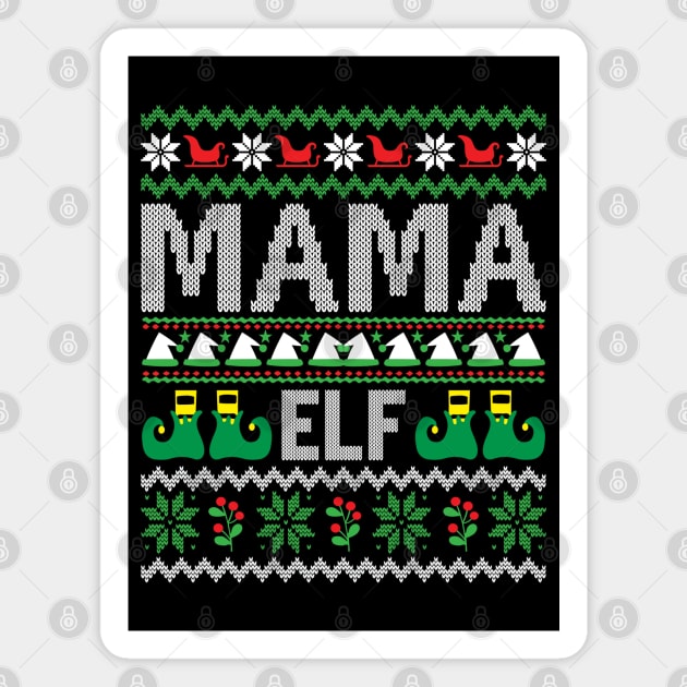 Mama Elf Magnet by MZeeDesigns